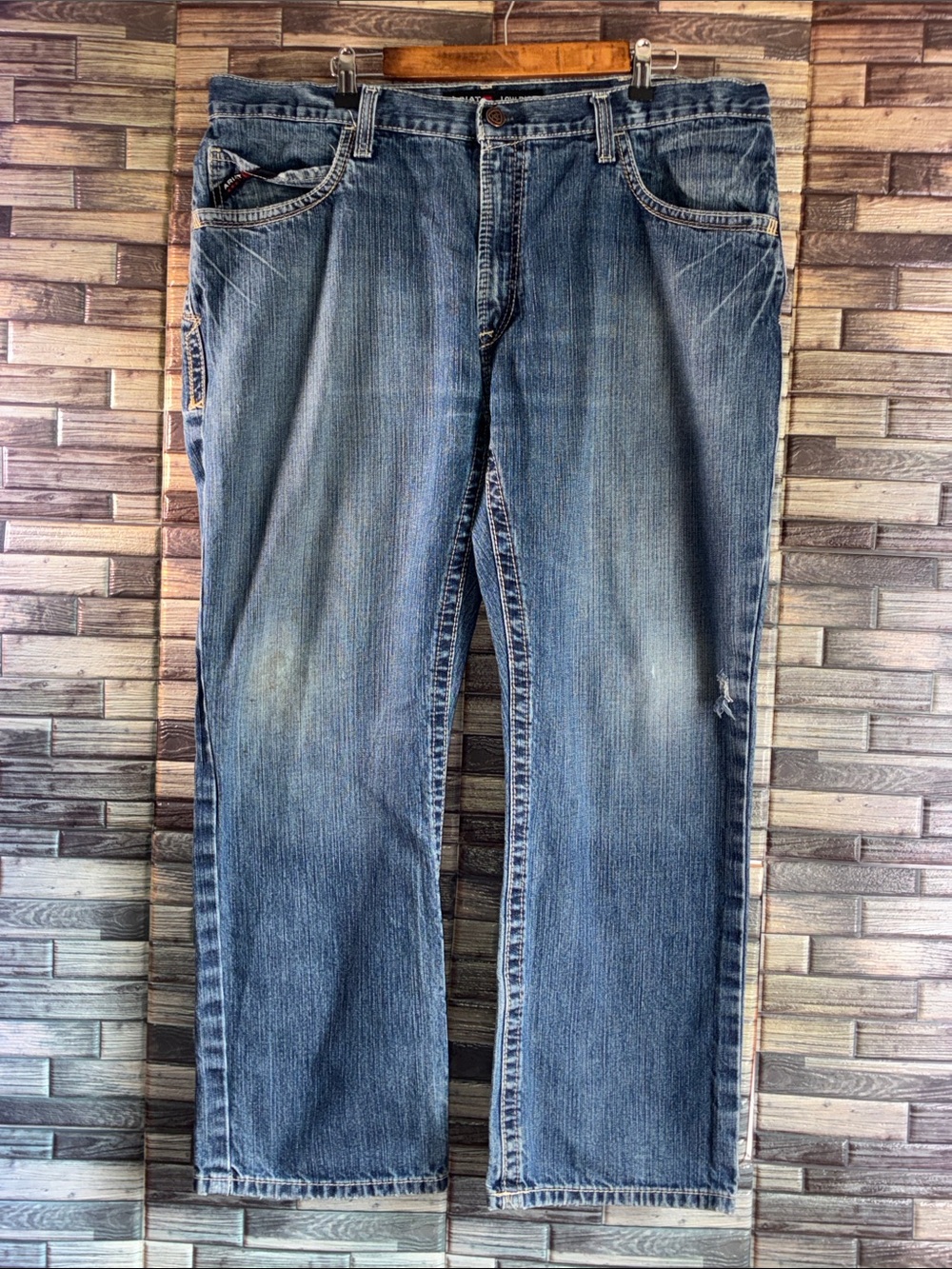 Pre Owned Men’s  Ariat FR M4 Low Rise Boot Cut Jeans 40x30